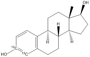 Estradiol-[3,4-13C2]